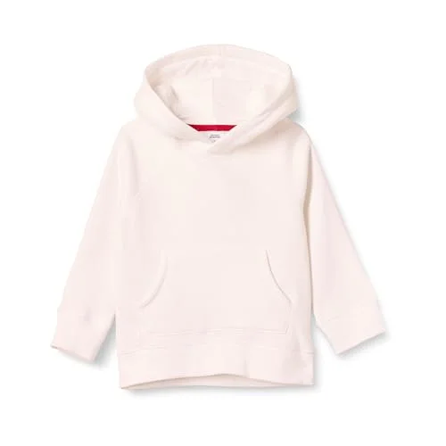 Amazon Essentials fleecetröja huvtröja för pojkar, vit, Medium 194223206131