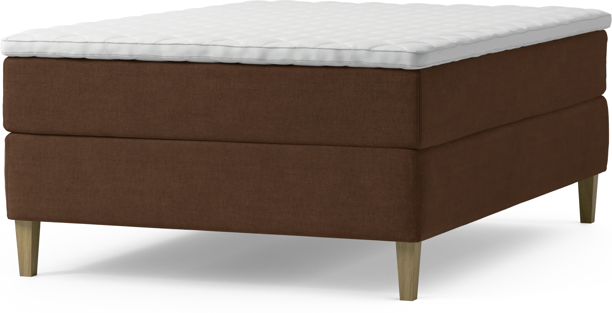 Delux Dream Kontinentalsäng, enkelsäng 140 cm med bäddmadrass och sängben oX5yi