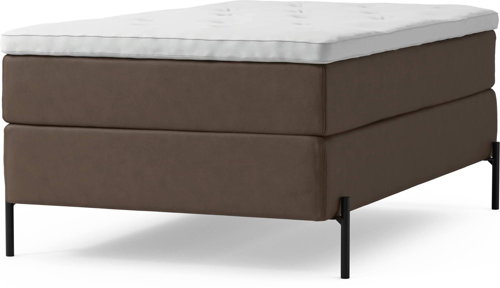 Delux Dream Kontinentalsäng, enkelsäng 120 cm med bäddmadrass och sängben WAH4U