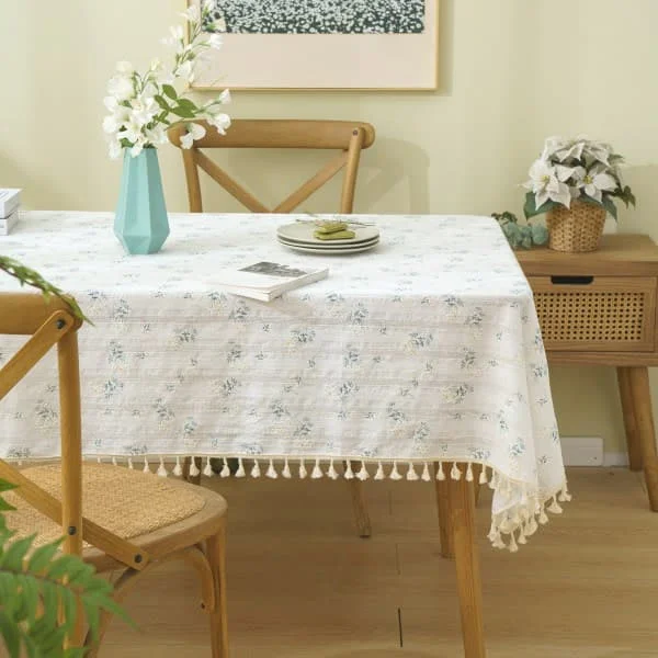 1:a Rektangulär Duken Söt Dammskyddande Bomullsduk För CE34-002250