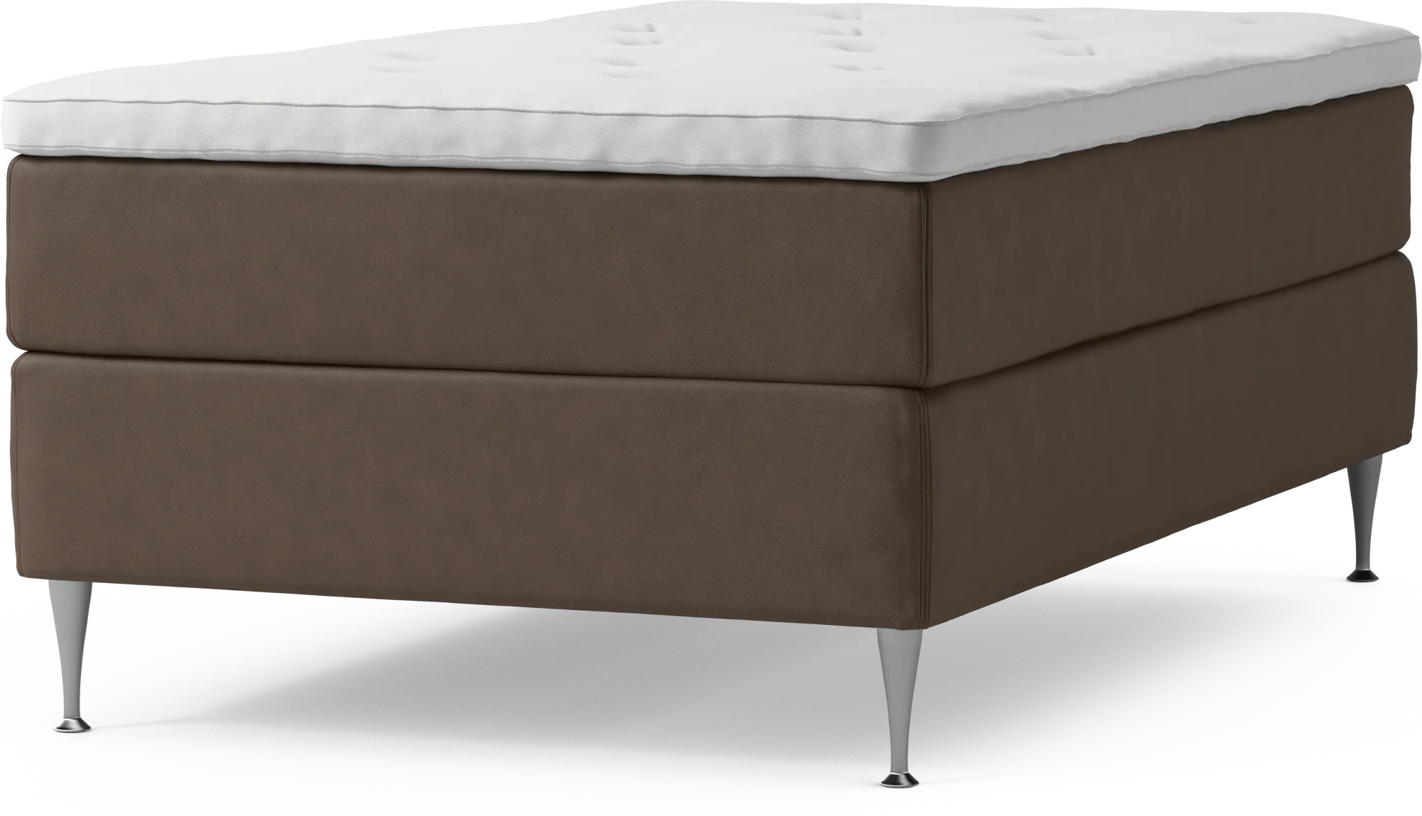 Delux Dream Kontinentalsäng, enkelsäng 120 cm med bäddmadrass och sängben yhTUT