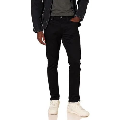 Amazon Essentials Herr Skinny Fit Stretch Jean, Svart, 28 W x L 191770619759