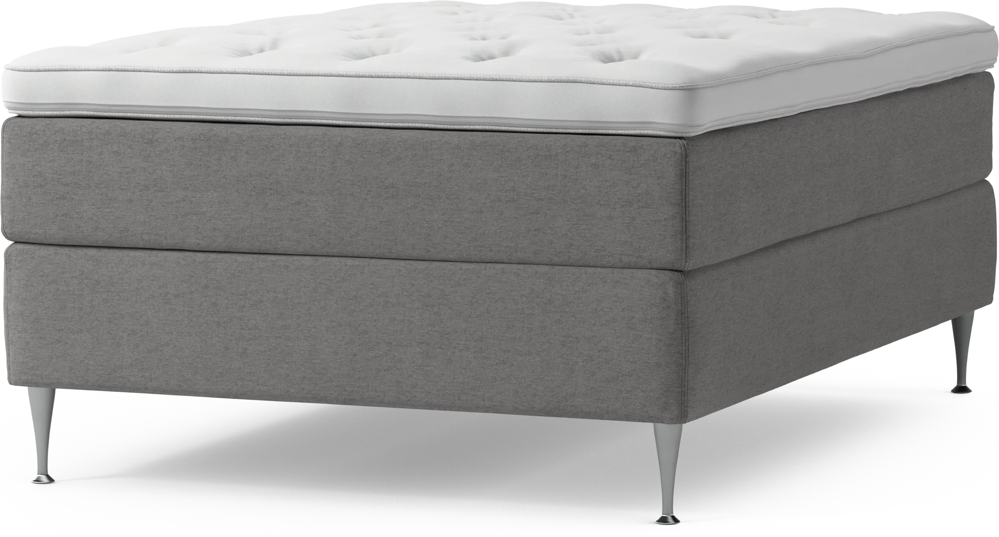 Delux Dream Kontinentalsäng, enkelsäng 140 cm med bäddmadrass och sängben wLtq0