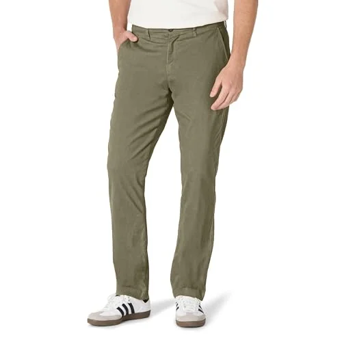 Amazon Essentials Men's Lediga stretchiga chinos atletisk passform (finns i Big & Tall), Olivgrön, 36W / 32L 193548332280