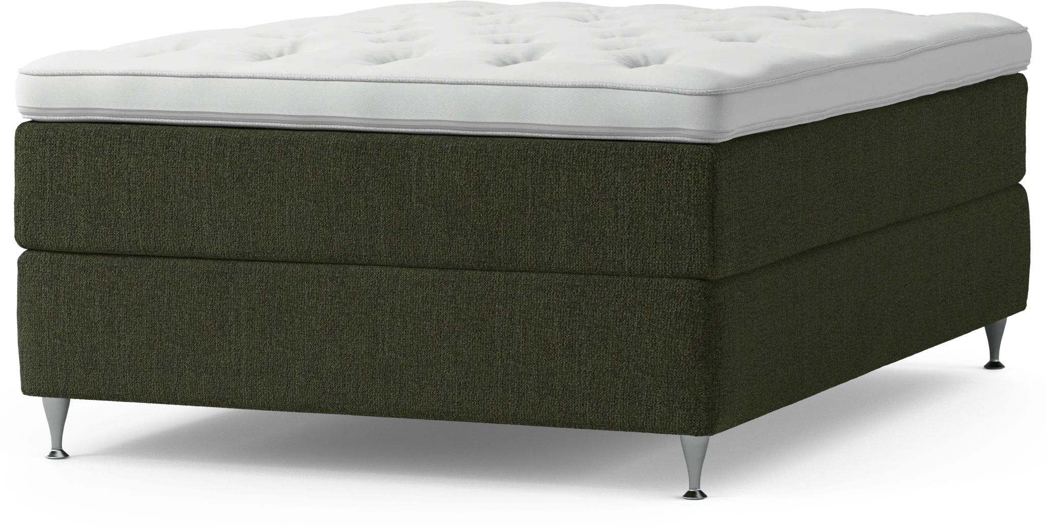 Delux Dream Kontinentalsäng, enkelsäng 140 cm med bäddmadrass och sängben v8Gca