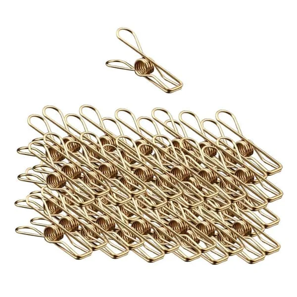 1/2/3/5 guldplätering Rostfritt stål Wire Clips Vindtät 2a5353a001