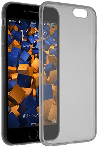mumbi Skal kompatibelt med iPhone 6/6S, mobiltelefonfodral, transparent vitt 4251077213909