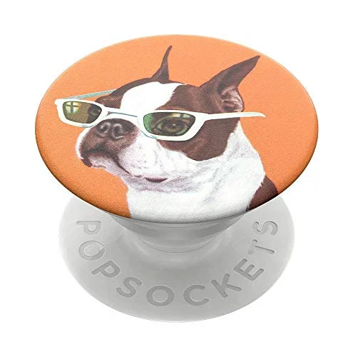 PopSockets PopGrip Hopfällbar Stativ och Grepp för Smartphone Surfplatta med en Swappable PopTop Ginger 842978134116