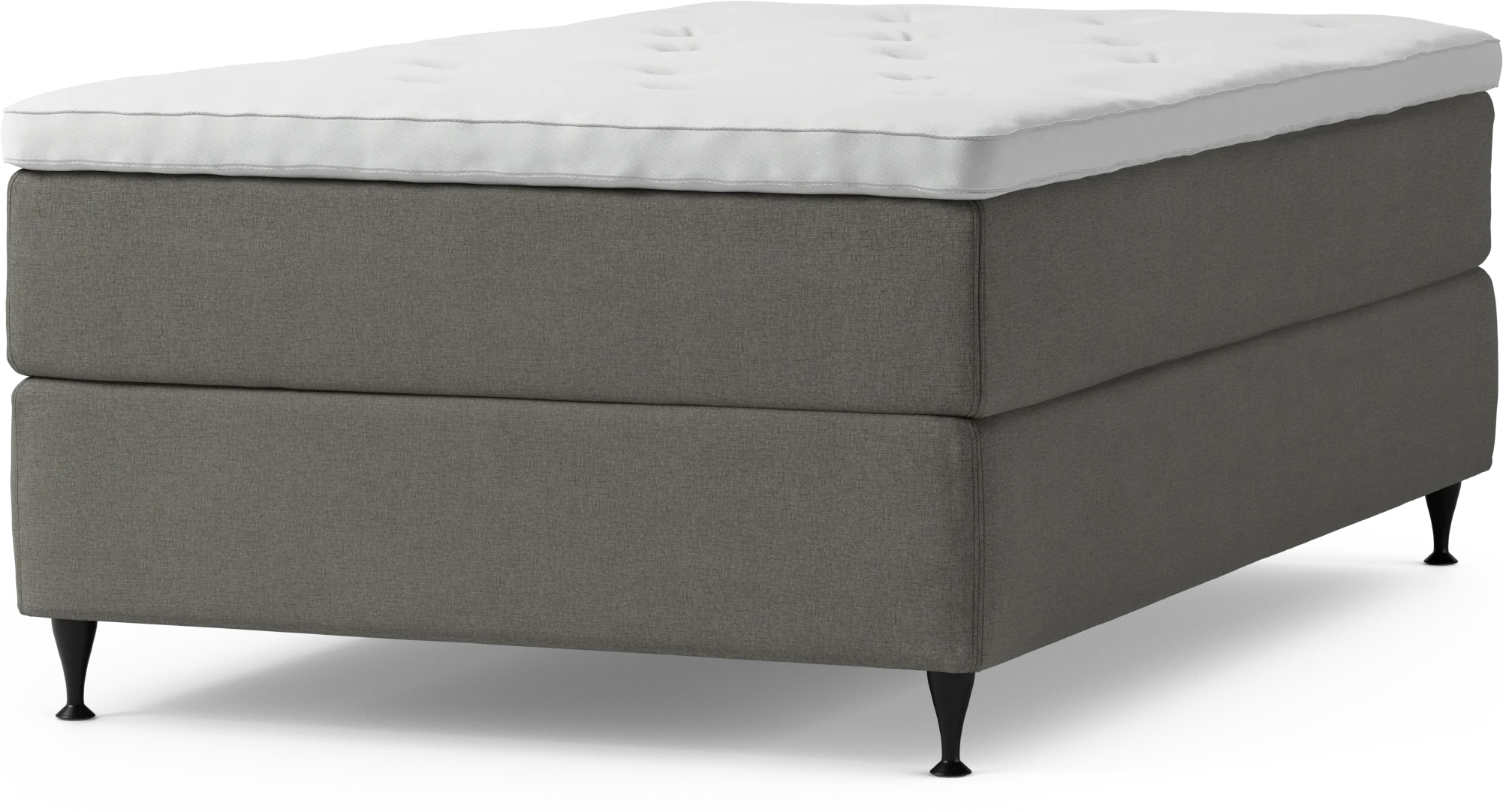 Delux Dream Kontinentalsäng, enkelsäng 120 cm med bäddmadrass och sängben LdZgD