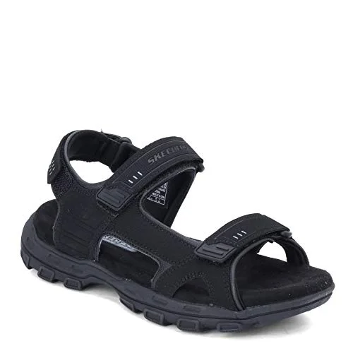 Skechers Garver för män Louden Sandal, Svart, 7 888222904326