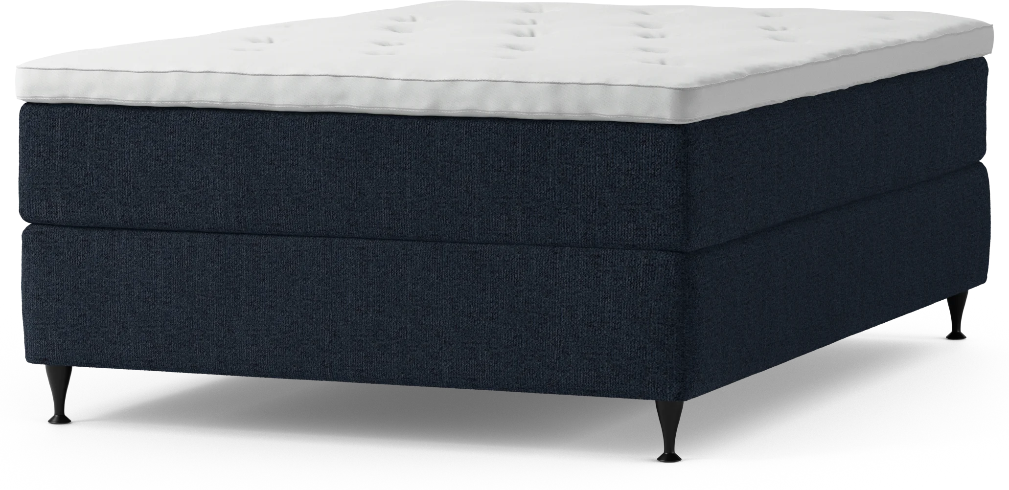 Delux Dream Kontinentalsäng, enkelsäng 140 cm med bäddmadrass och sängben kpT3m