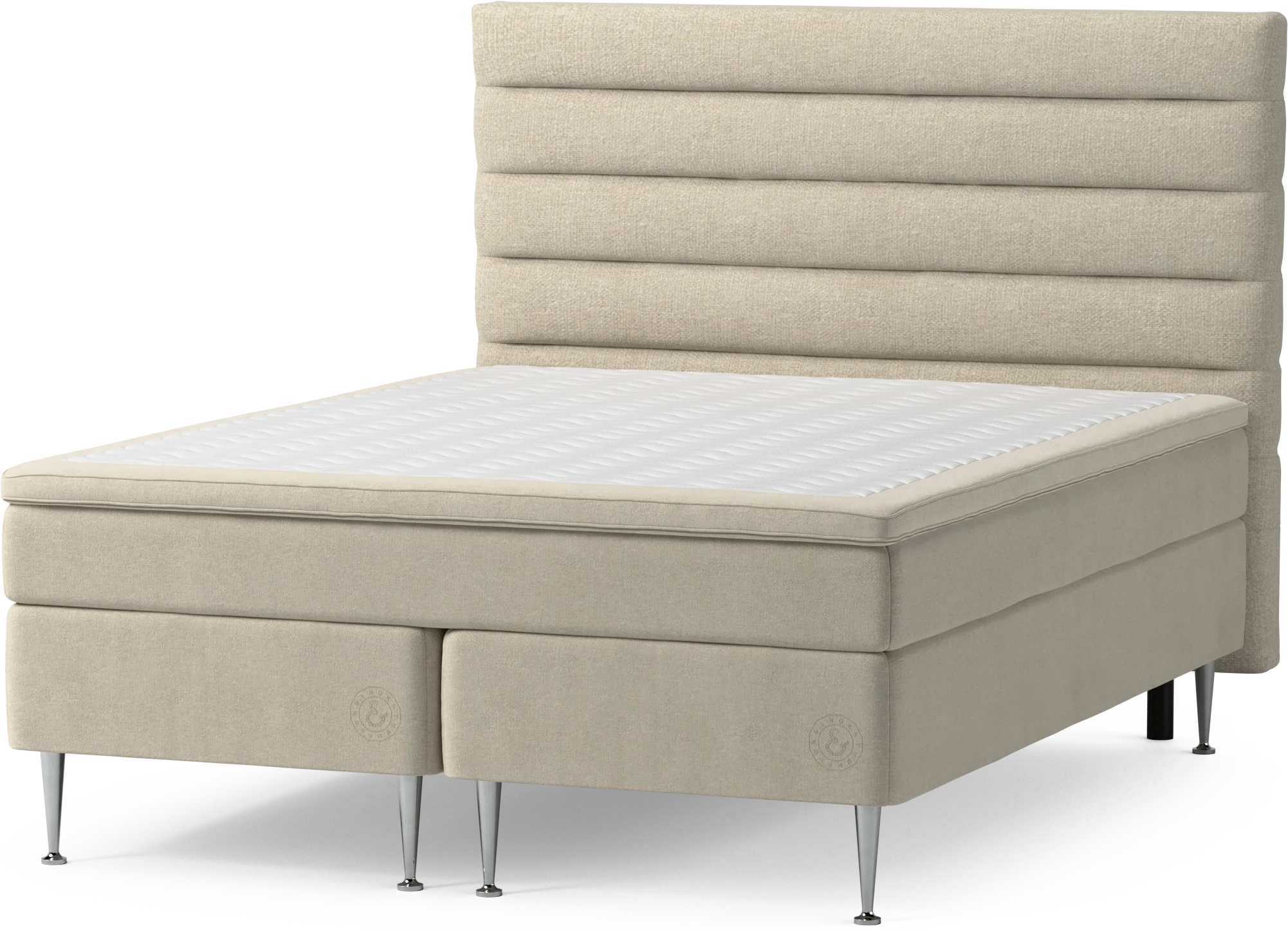 Asperö Comfort Kontinentalsäng, dubbelsäng med bäddmadrass Comfort och sängben NgOTD