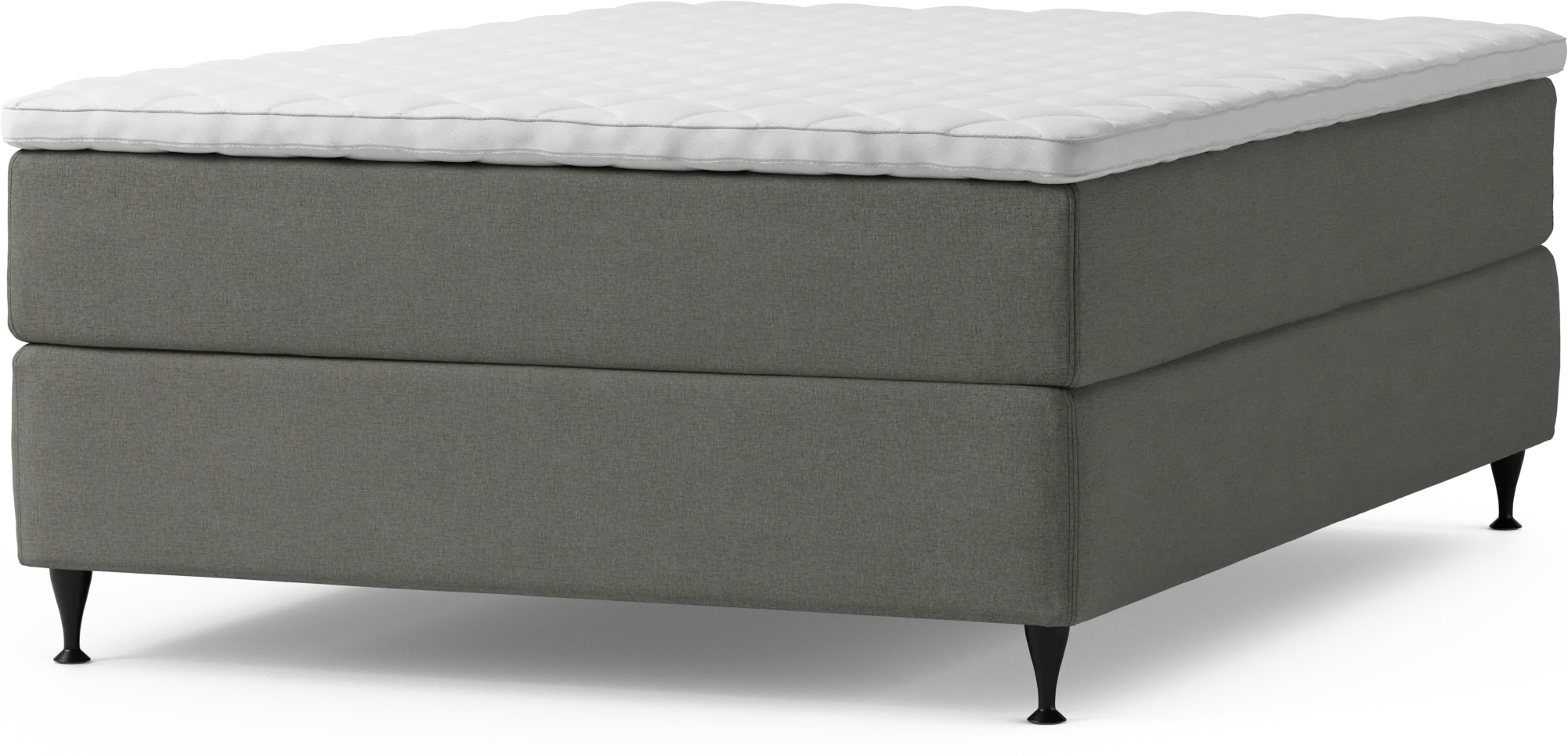 Delux Dream Kontinentalsäng, enkelsäng 140 cm med bäddmadrass och sängben dp7wC