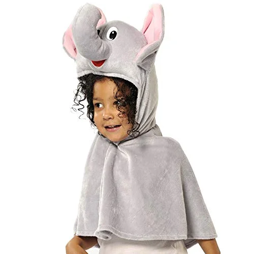 PRETEND TO BEE Elephant Cape maskeraddräkt för barn, 3-7 år 772223268634