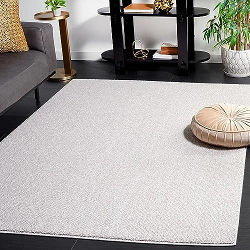 Safavieh Enfärgad matta för vardagsrum, matsal, sovrum River Collection, kort lugg, beige, 122 x 183 cm 195058815642