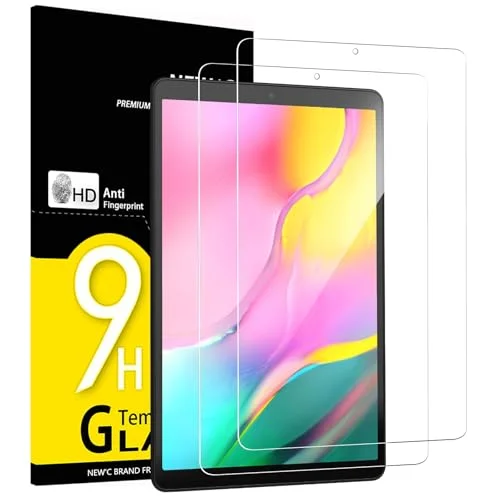 NEW'C 2 pack, Skärmskydd Med Samsung Galaxy Tab A 2019 10,1 Tum SM T510 T515 Härdat Glas HD klar 9H hårdhet bubbelfritt 3701402102886