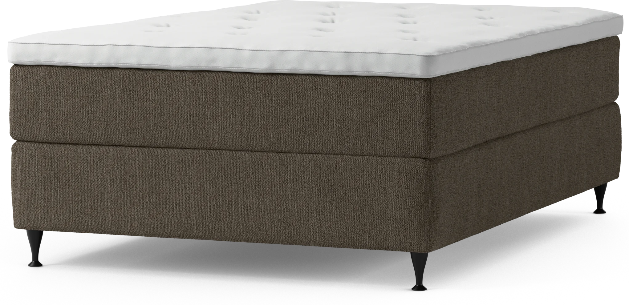 Delux Dream Kontinentalsäng, enkelsäng 140 cm med bäddmadrass och sängben ZcQID
