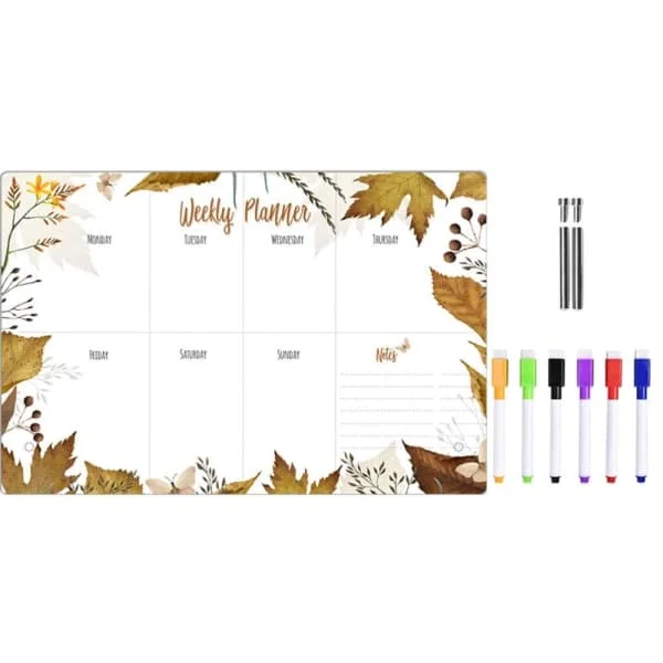 1 Set Whiteboard för Skrivbord, Whiteboard, Memotavla med Penna för Anteckningar Hemma WL-Fy01-ZTG03828