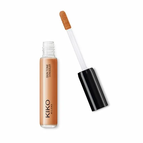 KIKO Milano Skin Tone Concealer 08, Smoothing Fluid Concealer, Med Naturlig Finish 8059385019376