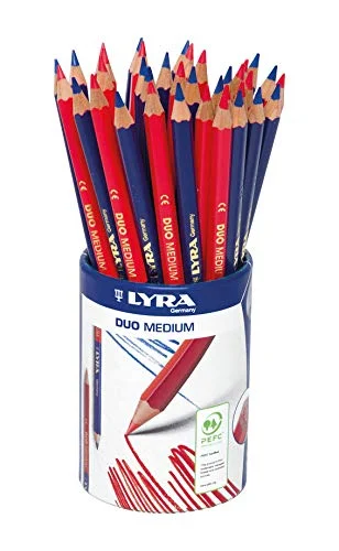 Lyra Tvåfärgad pastell rödblå, L2643360 4084900222553