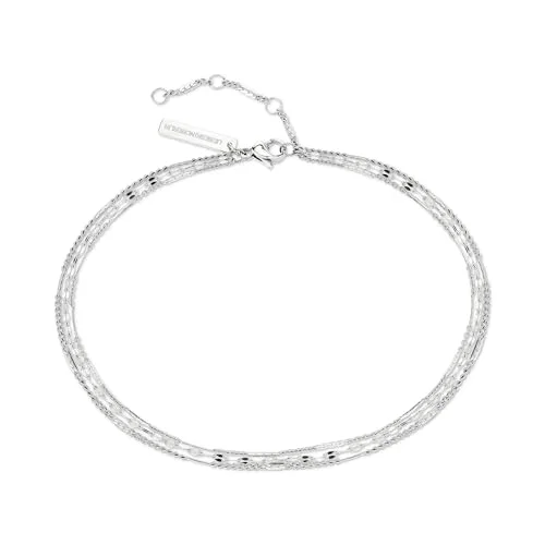 Kärleksbarn Berlin fotkedja LJ 1455 A 27 silver, cm, Rostfritt stål, Ingen ädelsten 4035608766696