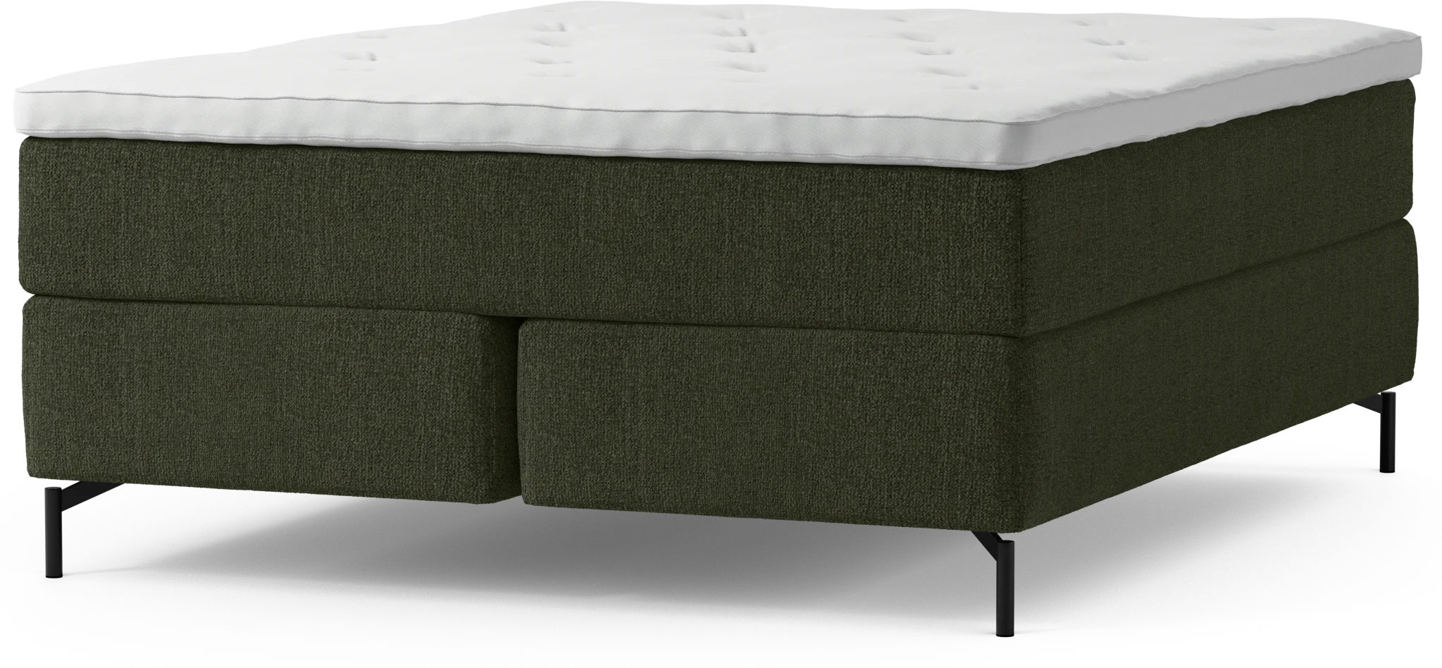 Delux Dream Kontinentalsäng, dubbelsäng med bäddmadrass och sängben LFy6l
