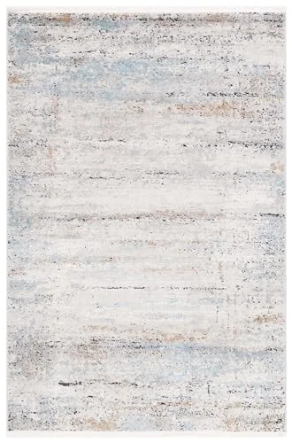 Safavieh samtida inomhusvävd rektangulär matta, shivan kollektion, SHV724, i elfenben/guld, 91 x 152 cm för vardagsrum, sovrum eller valfritt inomhusutrymme 889048828520