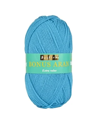 Hayfield Bonus Aran Garn, Azure (824), 100 g 5054714368241