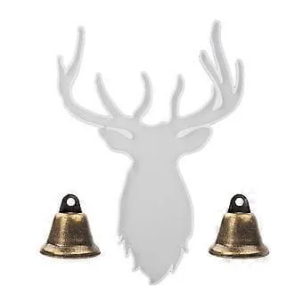 1 Set Julbeller Rensa Huvud Silikonform Julgran Bell Dekoration för Fest HZL04-103951 1 Set Julbeller Rensa Huvud Silikonform Julgran Bell Dekoration för Fest HZL04-103951