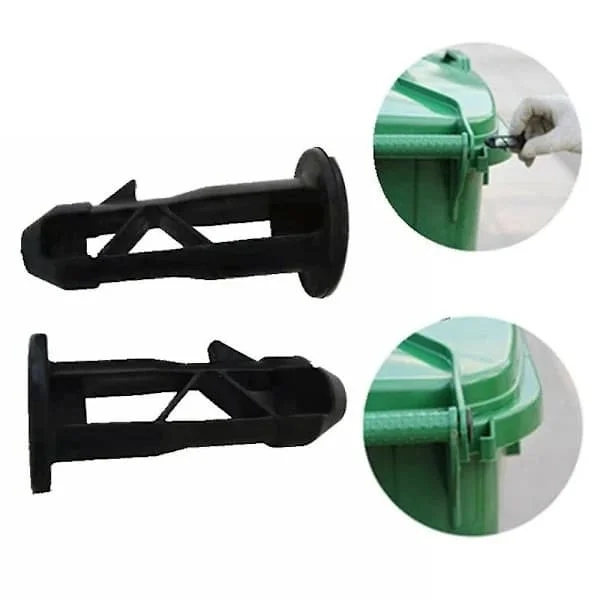 1/2 st Plast Hängselstift Plugglänk Papperskorg Lock Fästverktyg För Rullkärra 65mm X 18mm 2 ST CAQQ-161093-1