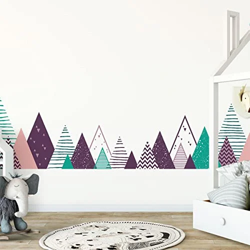 Ambiance Sticker s Väggdekoration för barn - gigantisk självhäftande väggdekal Madoka H70 x L 115 cm 5415231638529