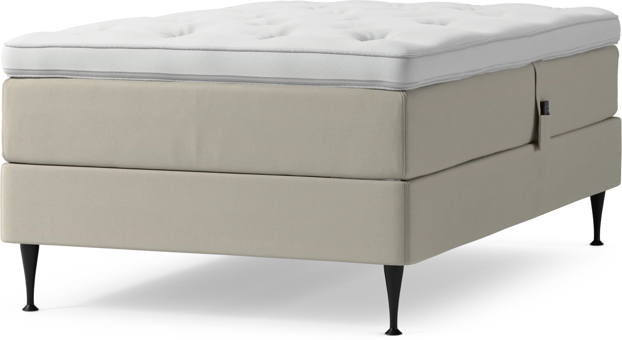 Delux Dream Ställbar säng, enkelsäng med bäddmadrass och sängben DN429