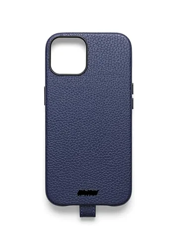 UNTAGS iPhone 13 Pro Max palettskydd lädereffektmaterial mjuk mikrofiber inuti repfri blå 8018080441462