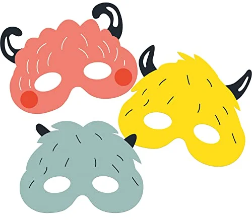 Folat 68335 Masker Monster Bash 6 stycken 8714572683357