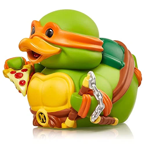 TUBBZ Boxed Edition Michelangelo samlarobjekt vinyl gummi anka figur Officiell Teenage Mutant Ninja Turtles Merchandise Action videospel, TV och filmer 5056280456759