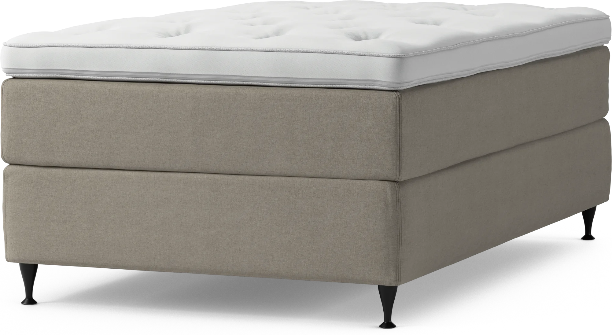 Delux Dream Kontinentalsäng, enkelsäng 120 cm med bäddmadrass och sängben bJVrX