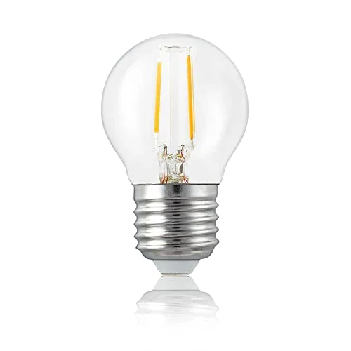 Hellum LED-lampa E27 - Miniglob - 2,5 W ersättning för 25 W - 250 lm - 2700 K - Varmvit - 10 st 209105 4001233209105