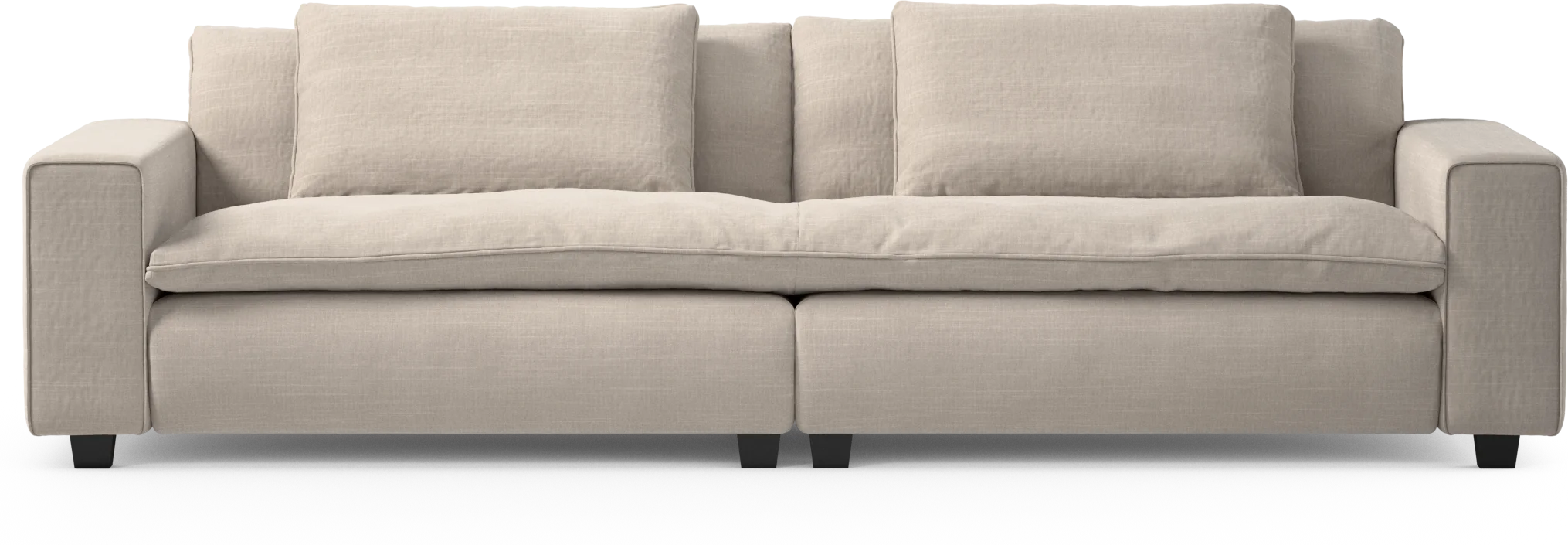 Bellora 4-sits soffa, hel dyna ZOpCC