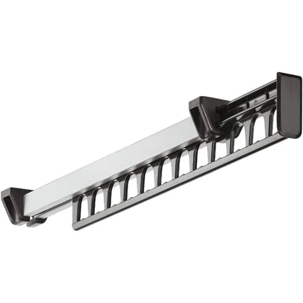 1-pack garderobsgalgar, skjutbar galge, rymmer 12 galgar, längd 315 mm Fy13-LP-298