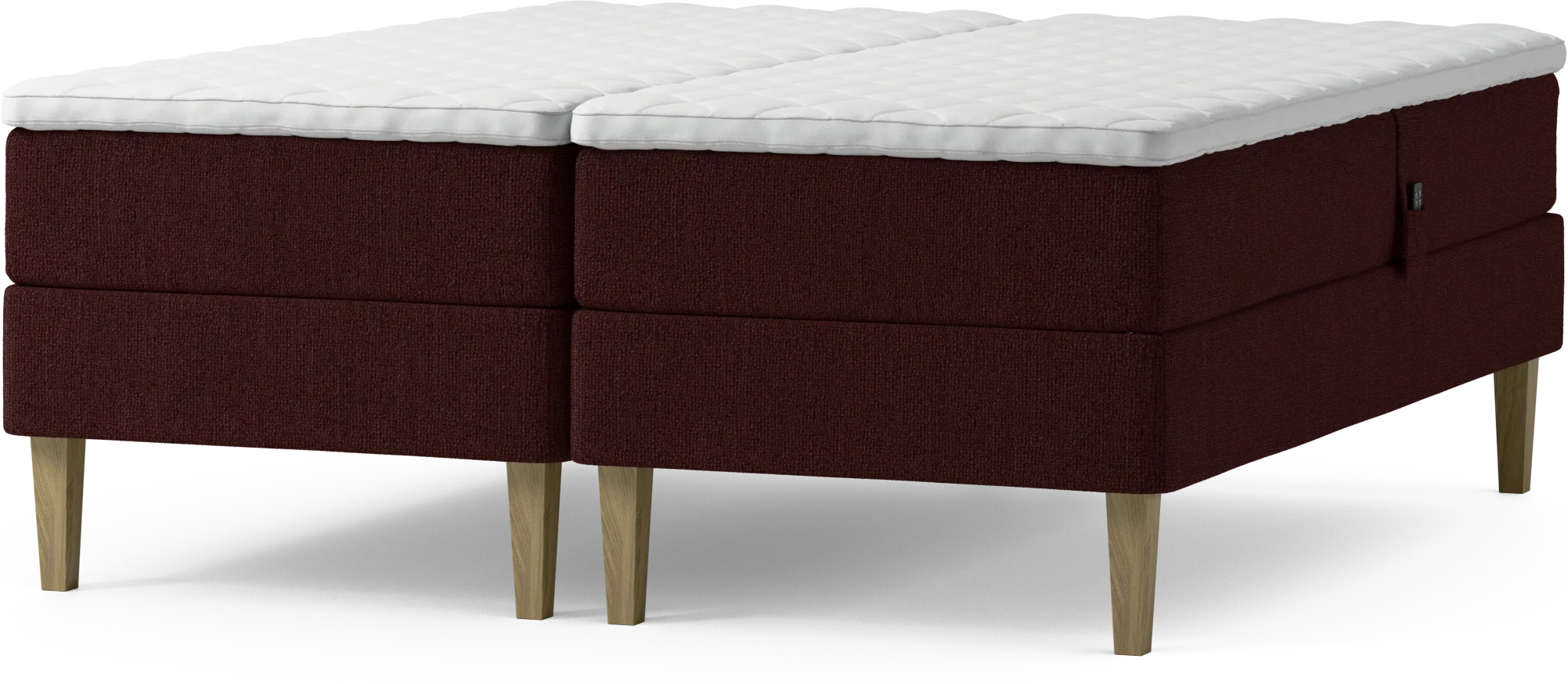 Delux Dream Ställbar säng, dubbelsäng med bäddmadrass och sängben x5isv