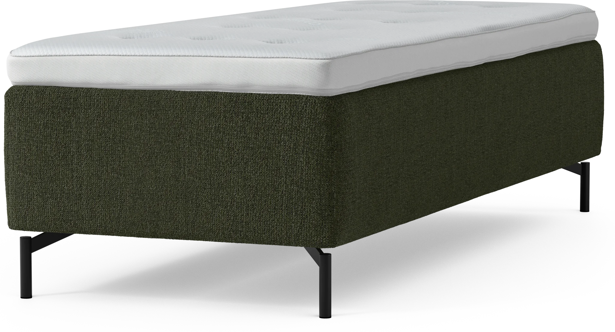 Delux Dream Ramsäng, enkelsäng med bäddmadrass och sängben 2PfVo