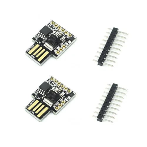 2 stycken allmänna Micro USB utvecklingstavla kompatibla med ATTINY85 Arduino. 744243858669