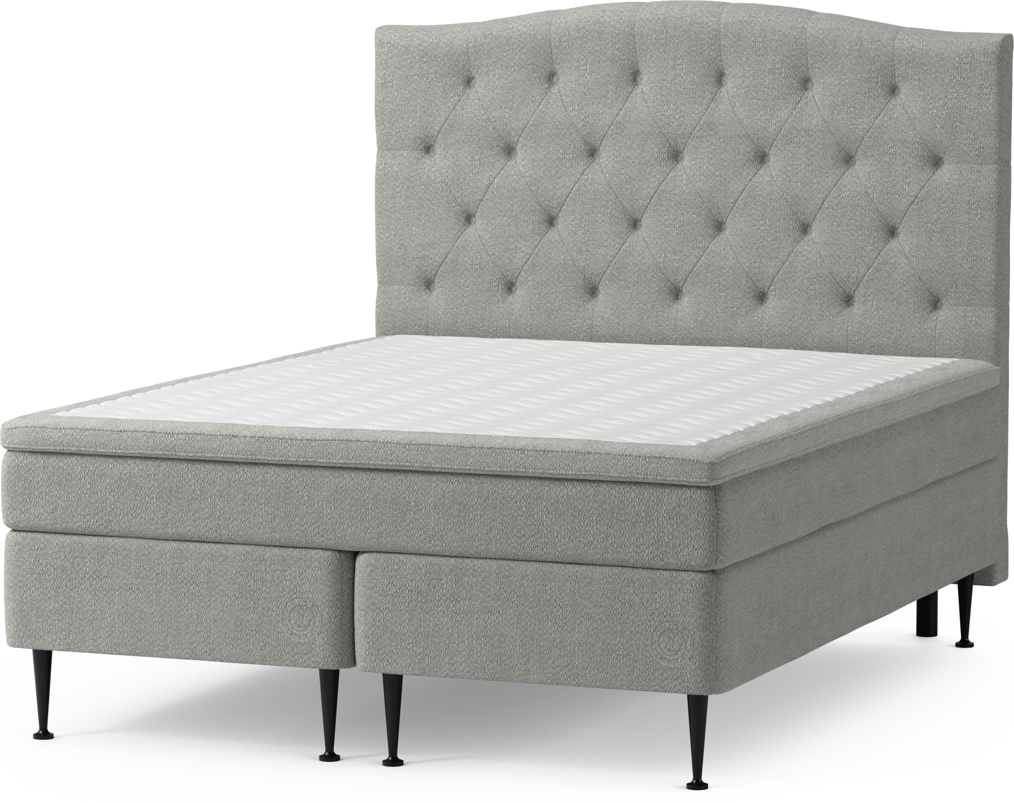 Asperö Comfort Kontinentalsäng, dubbelsäng med bäddmadrass Comfort och sängben Bun28