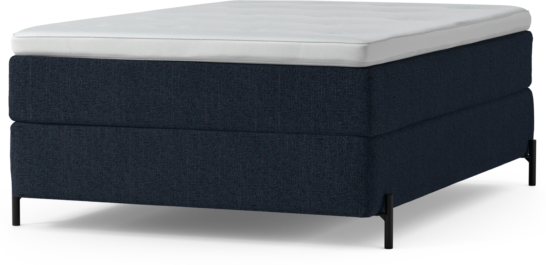 Delux Dream Kontinentalsäng, enkelsäng 140 cm med bäddmadrass och sängben ChdNs