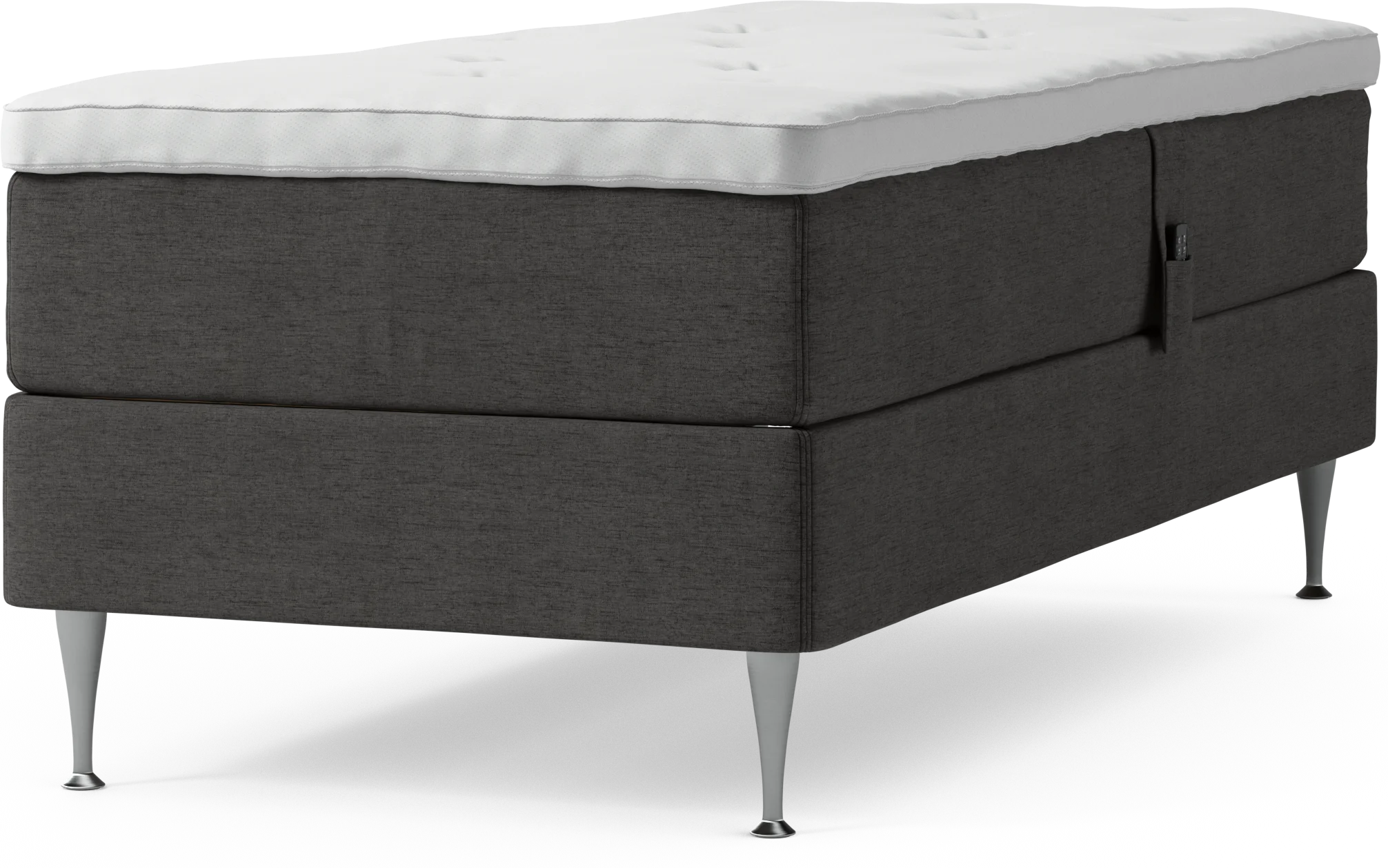 Delux Dream Ställbar säng, enkelsäng med bäddmadrass och sängben R70x8