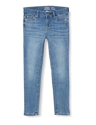 Amazon Essentials Utomhus Flickor Skinny Fit Stretch Jeans, Tvättad Blå, Storlek 8 191770585795
