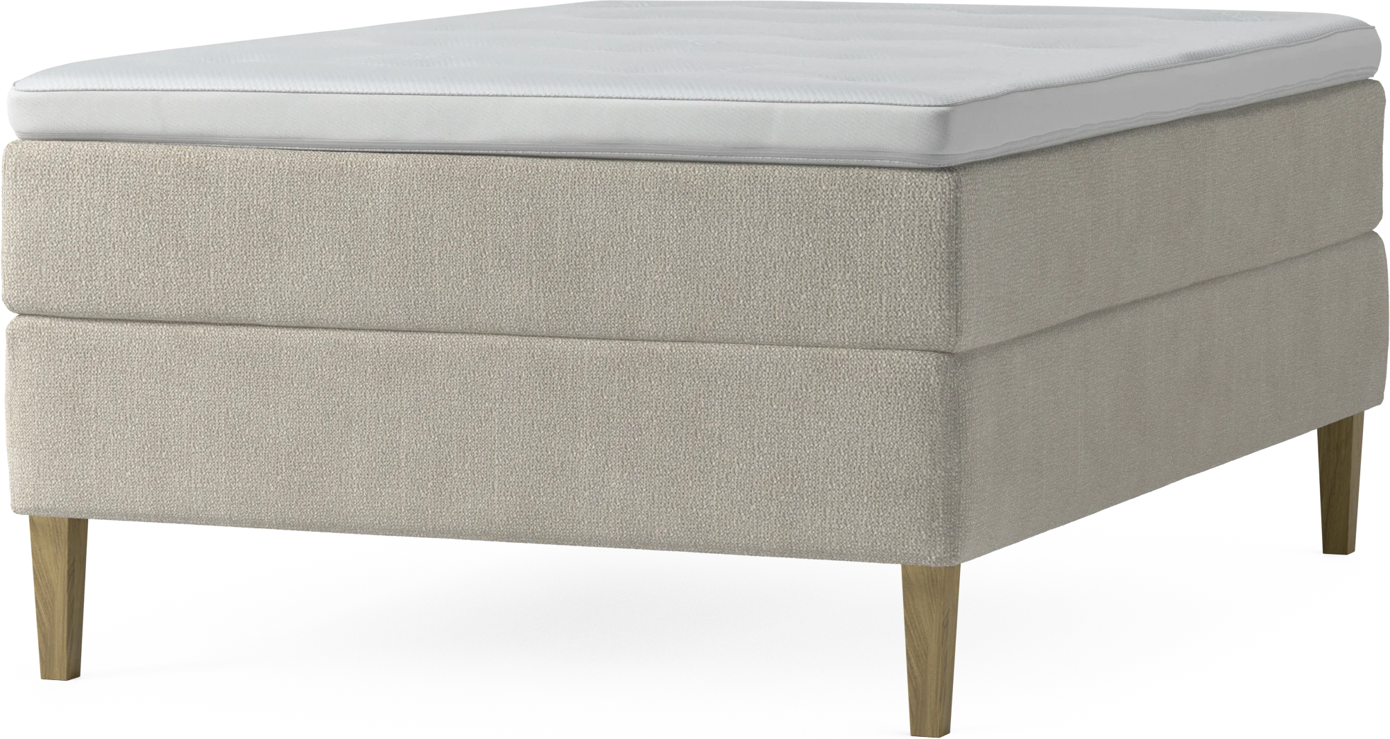 Delux Dream Kontinentalsäng, enkelsäng 140 cm med bäddmadrass och sängben oN7uo