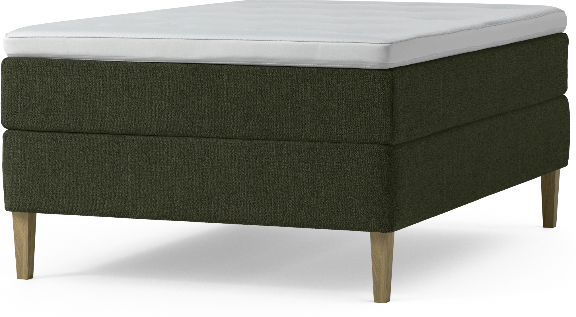 Delux Dream Kontinentalsäng, enkelsäng 140 cm med bäddmadrass och sängben h9Snh