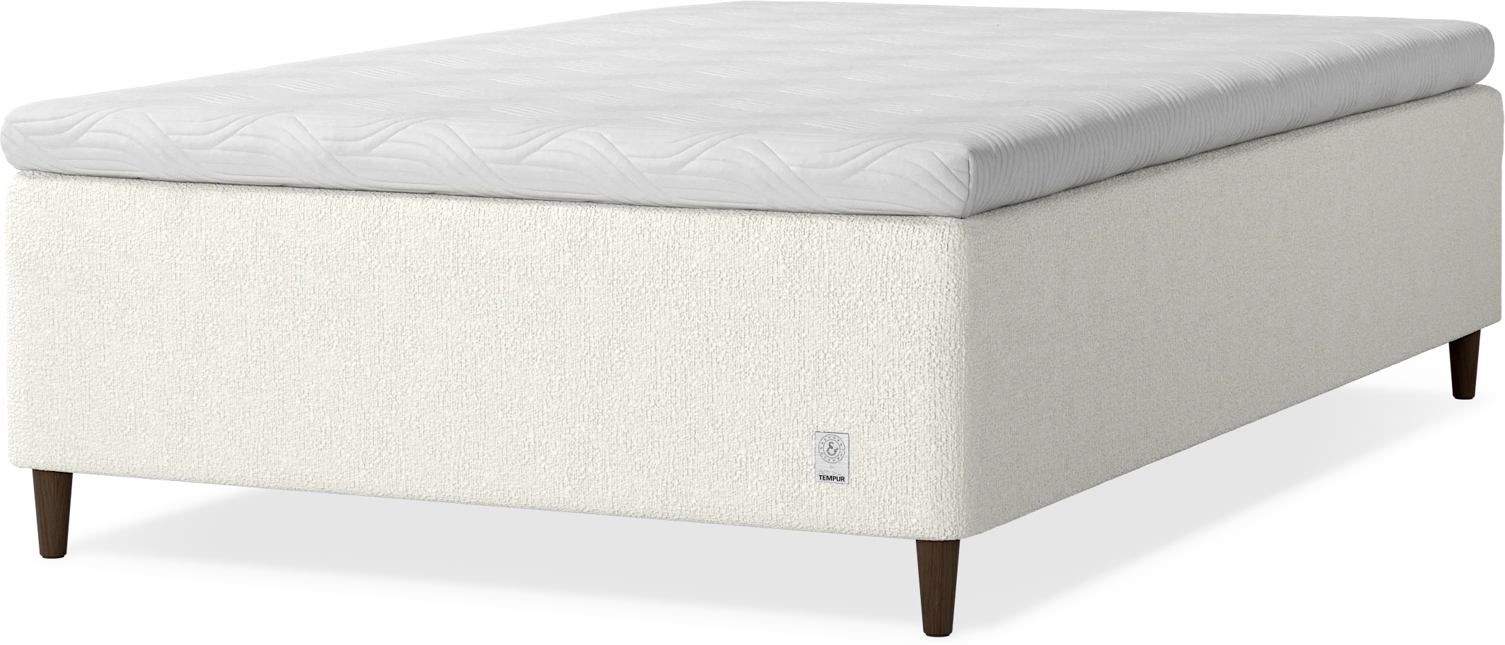 Cape Selene Ramsäng, enkelsäng med bäddmadrass 8 cm och sängben ohsgZ