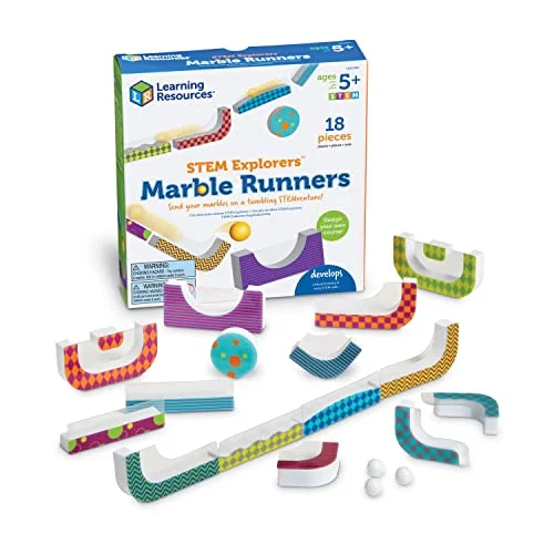 Learning Resources STEM Explorers Marmor Löpare 18 Stycken Set 765023093070